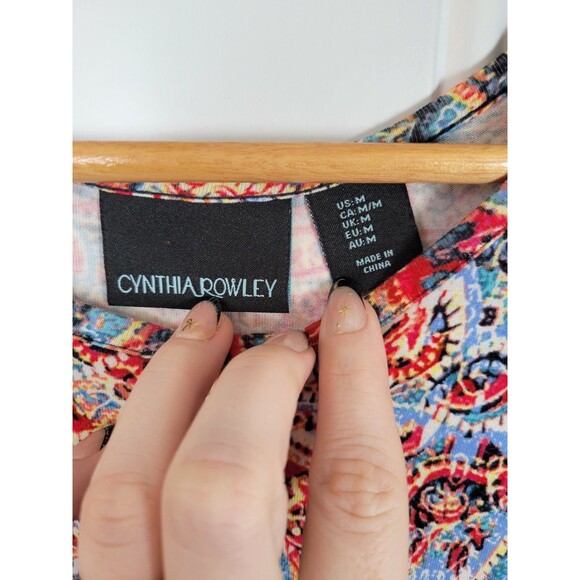 Cynthia Rowley Sleeveless Swing Knee Length Dress Size M - Picture 3 of 5